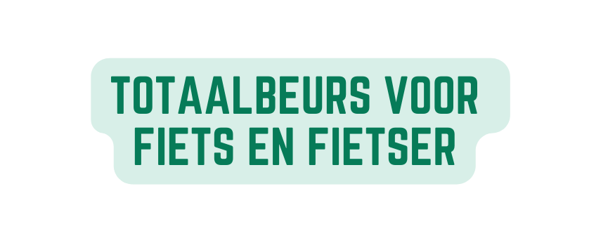 Totaalbeurs voor fiets en fietser